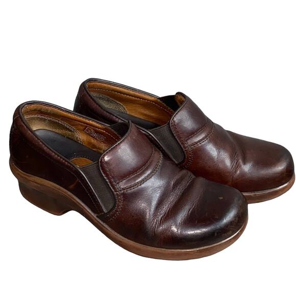 Ariat Brown Leather Clogs 7 - Picture 1 of 10